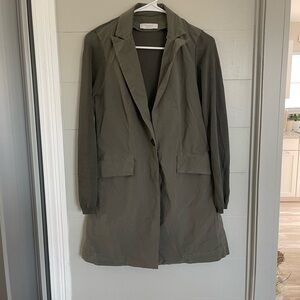 Tonet | Button Up Long Lined Jacket Size XS / Small